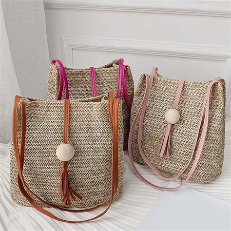 straw handbags for summer 2024